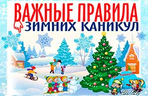 Консультация для родителей «Безопасность детей в новогодние праздники и каникулы».