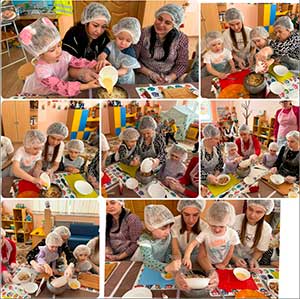 Мастер-класс с родителями и детьми, по приготовлению мордовского национального блюда «Лапшевник»