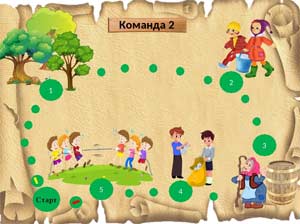 Физкультурный досуг для дошкольников «В поисках клада».